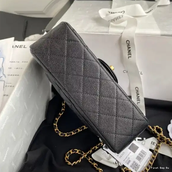 First Bag Ru CHANEL BAG MINI TOP FLAP HANDLE WITH 0622